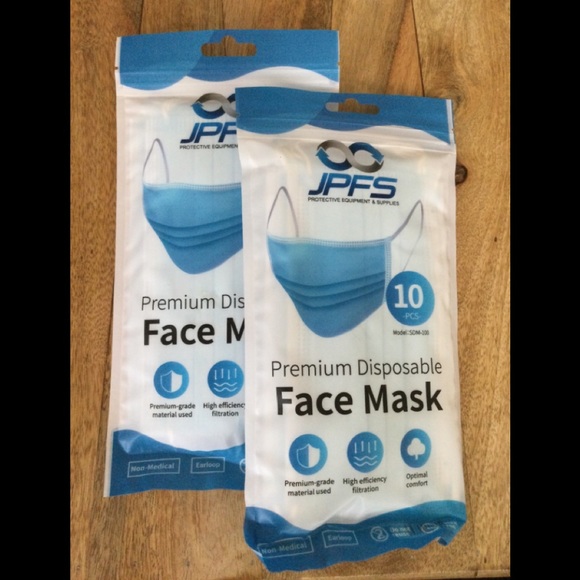 JPFS Accessories Jpfs Premium Disposable Face Masks Poshmark